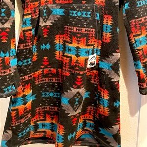 Mountain Jibe fleece hoodie dress.